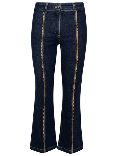 Shop Moschino Blue Denim Jeans