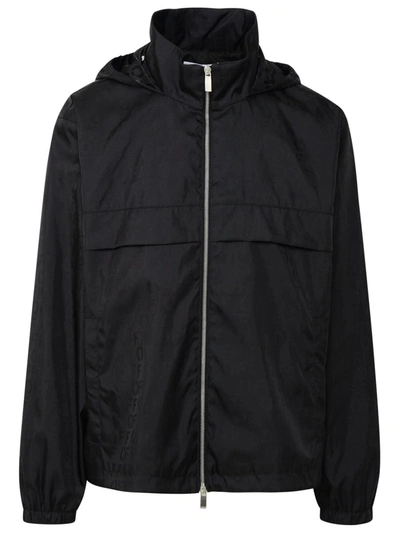 Shop Off-white Black Nylon Jacket