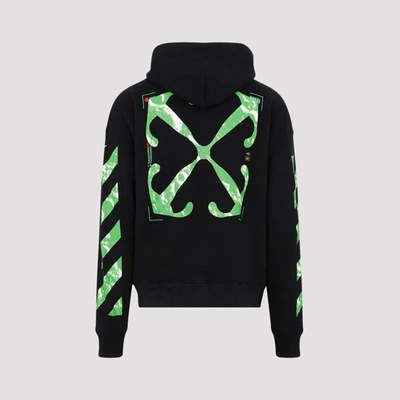 Shop Off-white Moon Cam Arrow Skate Hoodie Sweatshirt In Black