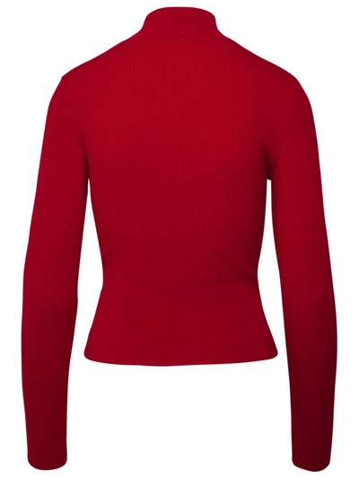 Shop Patou Red Merino Blend Sweater