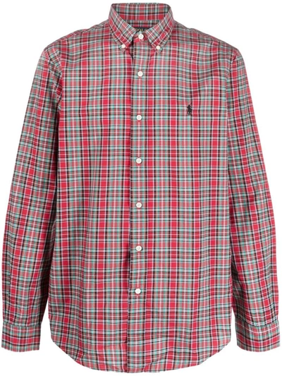 Shop Ralph Lauren Cotton Shirt In Red