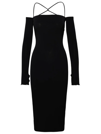 Shop The Andamane Maddy Black Polyester Dress