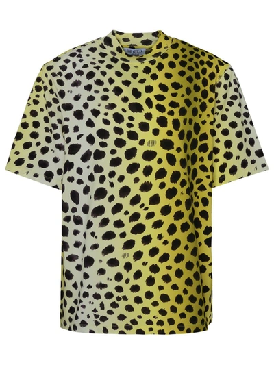 Shop Attico The  Yellow Cotton T-shirt