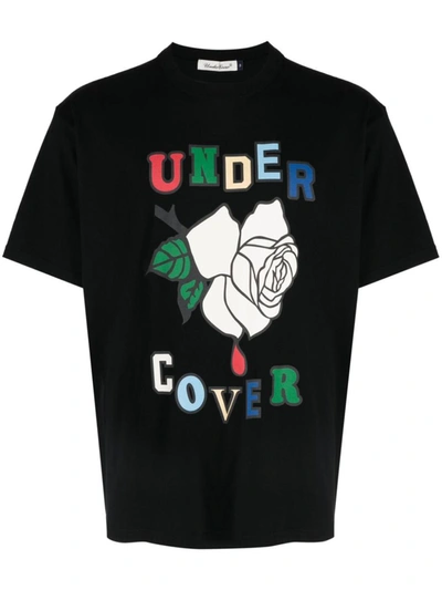 Shop Undercover T-shirt With Print In Black
