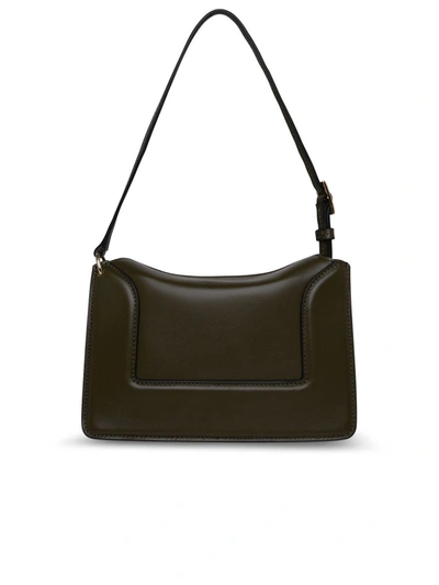 Shop Wandler Penelope Mini Bag In Green Leather