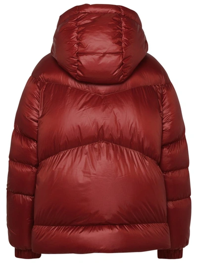 Shop Woolrich Aliquippa Red Nylon Down Jacket