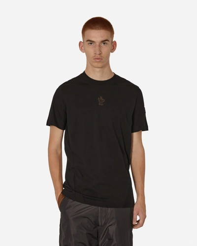 Shop Moncler Born To Protect Logo T-shirt In Black