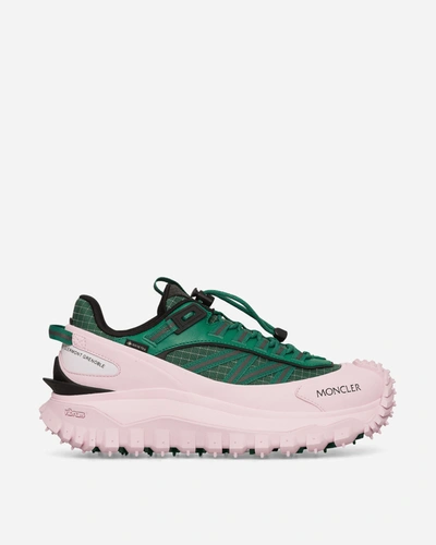 Shop Moncler Trailgrip Gtx Low Sneakers In Green