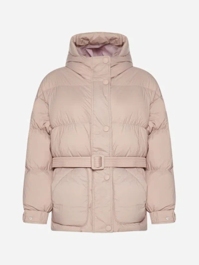 Shop Ienki Ienki Michlin Quilted Nylon Puffer Jacket In Soft Pale Pink