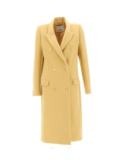 Shop Isabel Marant Coats In Straw