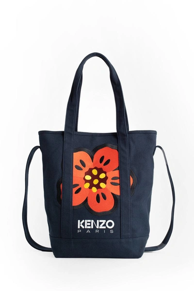 Shop Kenzo Tote Bags In Blue
