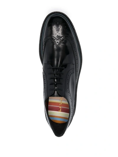 Shop Paul Smith Leather Brogues In Black