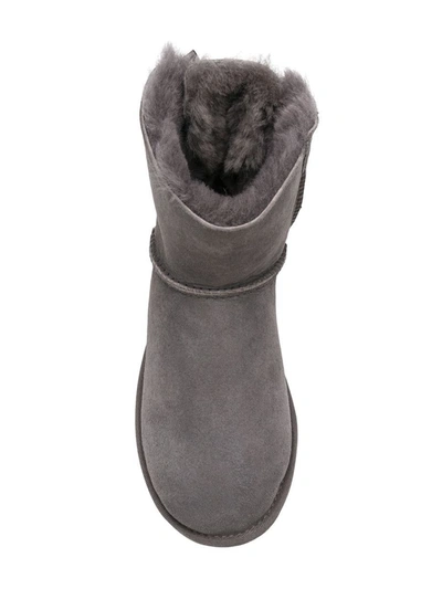 Shop Ugg Mini Bailey Bow Ii Boots In Grey