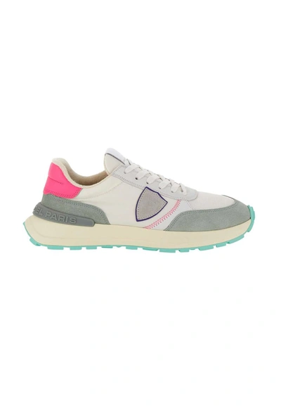 Shop Philippe Model "antibes Low" Sneakers In Multicolour