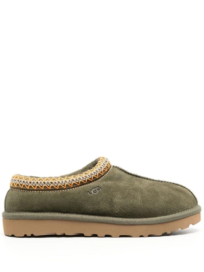 Shop Ugg Tasman Slippers In Green