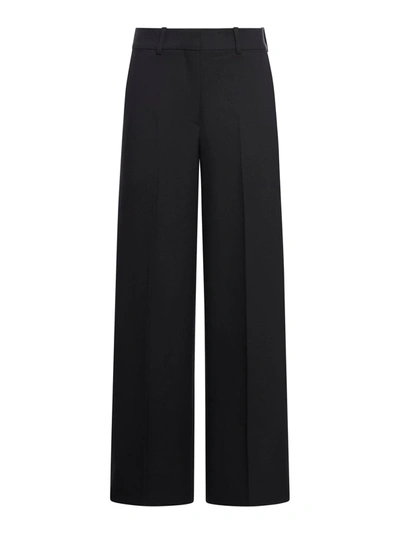 Off-white Off White Formal Over Wool Trousers In Black