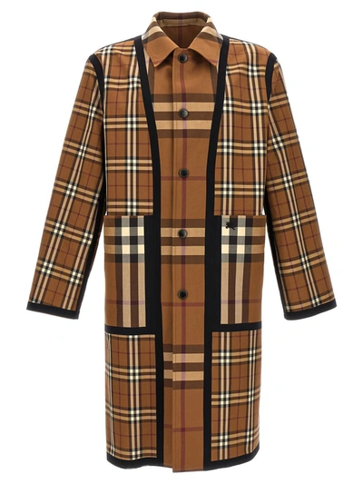 Shop Burberry 'abbeystead' Trench Coat In Brown