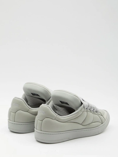 Shop Lanvin Curb Xl Low Top Sneakers In Grey