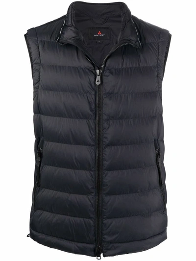 Shop Peuterey Semi-opaque Gilet In Black