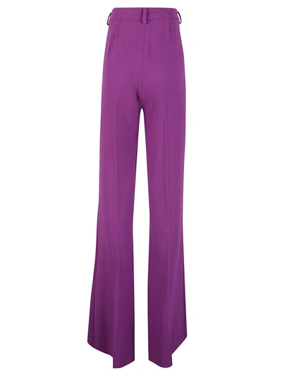 Shop Roberto Cavalli Trousers In Purple