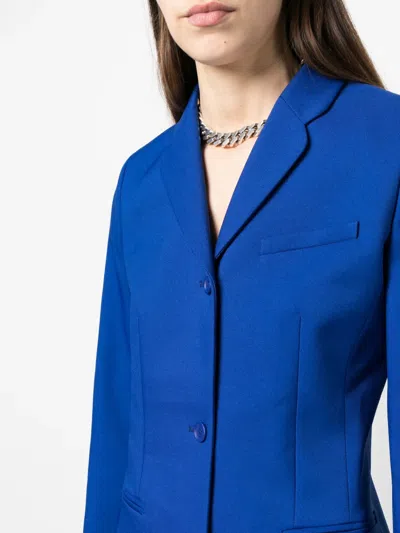Off-white Tech Drill Tailoring Jacket In Blue
