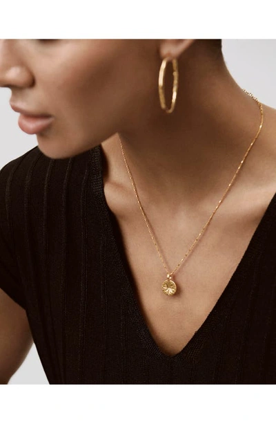 Monica Vinader Station Chain Necklace In 18ct Gold Vermeil