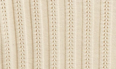 Shop Treasure & Bond Kids' Pointelle Rib Boxy Sweater In Ivory Dove