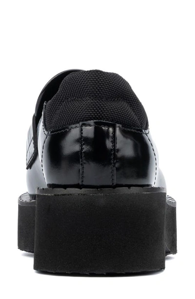 Shop Aquatalia Marta Weatherproof Platform Penny Loafer In Black