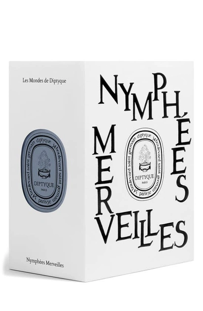 Shop Diptyque Nymphee Merveilles Refillable Scented Candle In Regular