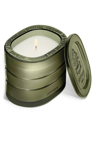 Shop Diptyque Temple Des Mousses Refillable Scented Candle In Regular