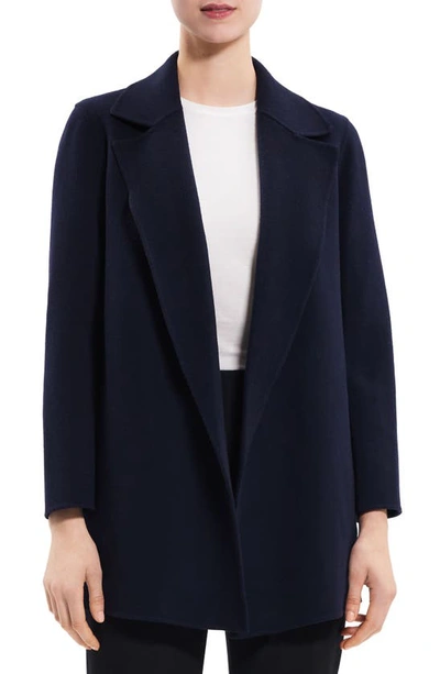 Shop Theory Clairene Wool & Cashmere Jacket In New Navy