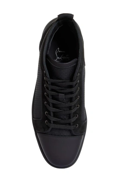 new CHRISTIAN LOUBOUTIN Louis Orlato black white chevron high top