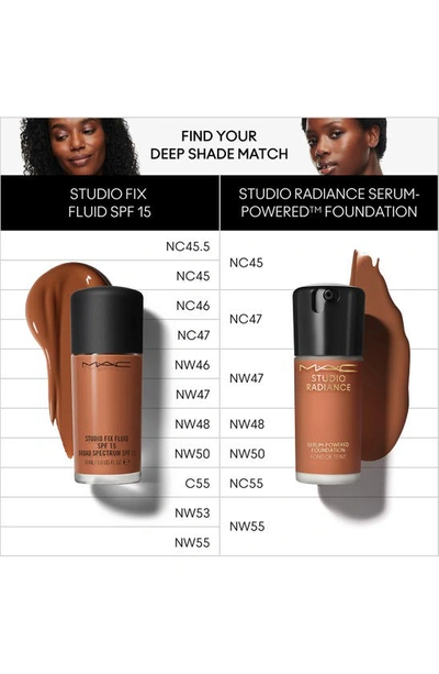 Shop Mac Cosmetics Studio Radiance Serum-powered Foundation In Nc55