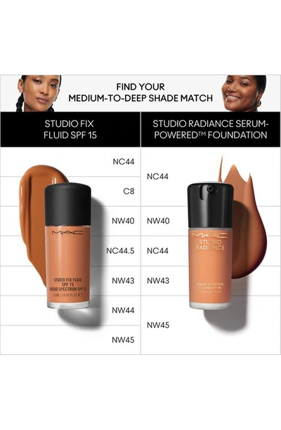 Shop Mac Cosmetics Studio Radiance Serum-powered Foundation In Nw45