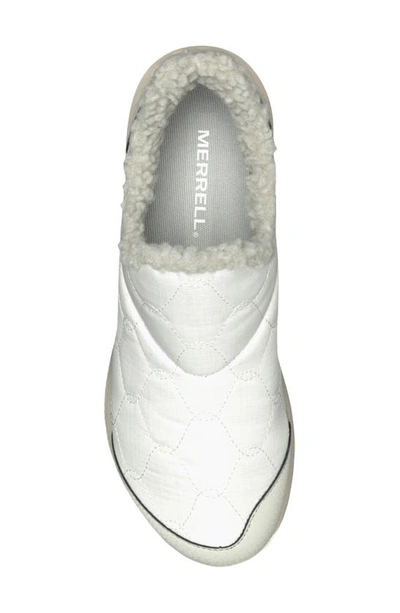 Shop Merrell Antora Thermo Slip-on Shoe In Chalk