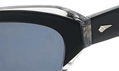 Shop Rag & Bone 61mm Cat Eye Sunglasses In Black Grey/ Grey