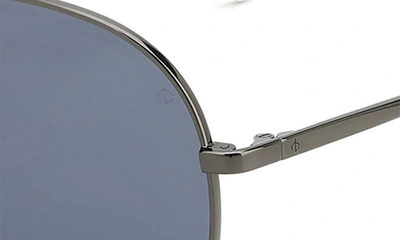 Shop Rag & Bone 59mm Aviator Sunglasses In Dark Ruth Grey/ Grey
