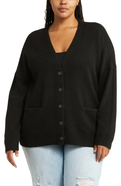 Treasure & Bond Oversize Cardigan in Black at Nordstrom, Size 2x