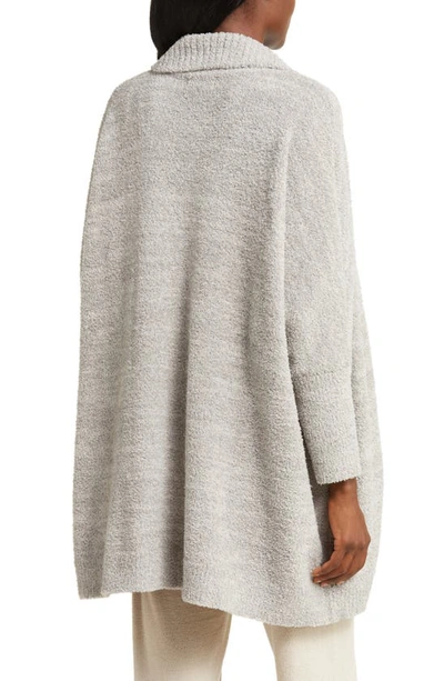 Shop Barefoot Dreams Cozychic™ Collared Oversize Cardigan In He Pewter-silver