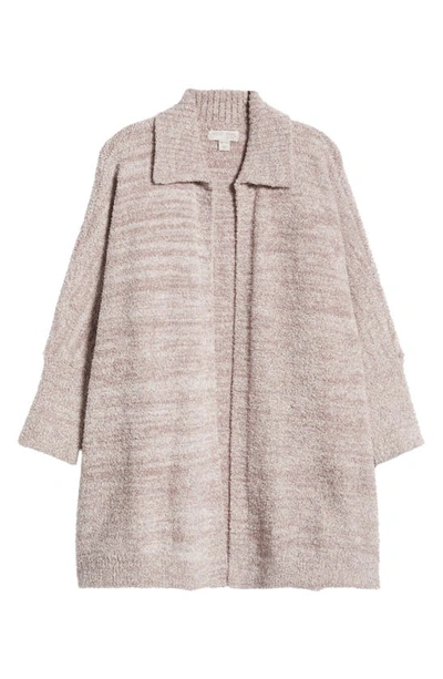 Shop Barefoot Dreams Cozychic™ Collared Oversize Cardigan In He Almond-deep Taupe