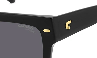 Shop Carrera Eyewear 55mm Flat Top Sunglasses In Black/ Grey