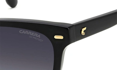 Shop Carrera Eyewear 54mm Cat Eye Sunglasses In Black/ Grey Shaded