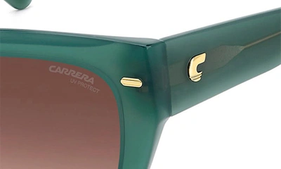 Shop Carrera Eyewear 55mm Gradient Cat Eye Sunglasses In Green/ Brown Gradient