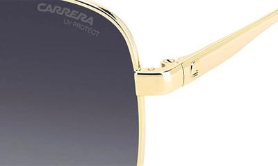 Shop Carrera Eyewear 60mm Gradient Square Sunglasses In Gold/ Grey Shaded