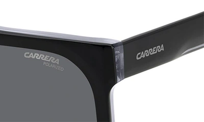 Shop Carrera Eyewear 59mm Flat Top Sunglasses In Black Grey/ Gray Polar