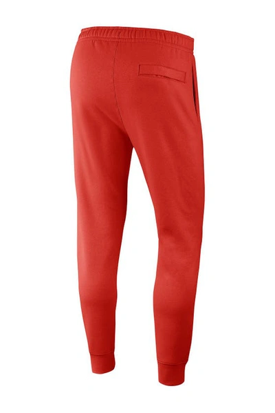 Shop Nike Sportswear Club Pocket Fleece Joggers In University Red/ White