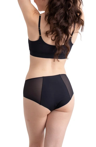 Uwila Warrior Happy Seams 2-pack Mesh Trim Briefs In Tap Shoe Black