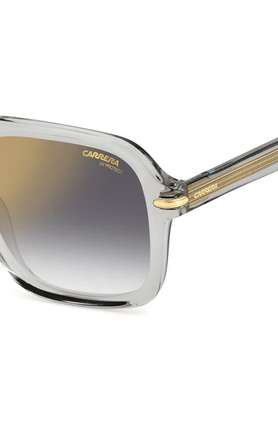 Shop Carrera Eyewear 55mm Gradient Square Sunglasses In Grey/ Gray Sf Gd Sp