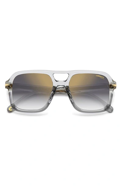 Shop Carrera Eyewear 55mm Gradient Square Sunglasses In Grey/ Gray Sf Gd Sp