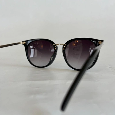 Pre-owned Saint Laurent Black Classic Round Sunglasses